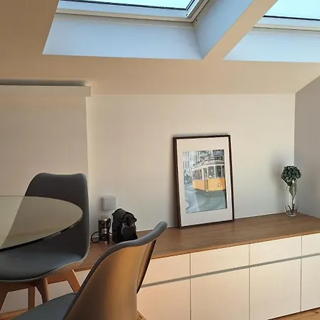 公寓 Fontainhas Sunny Rooftop With Balcony *